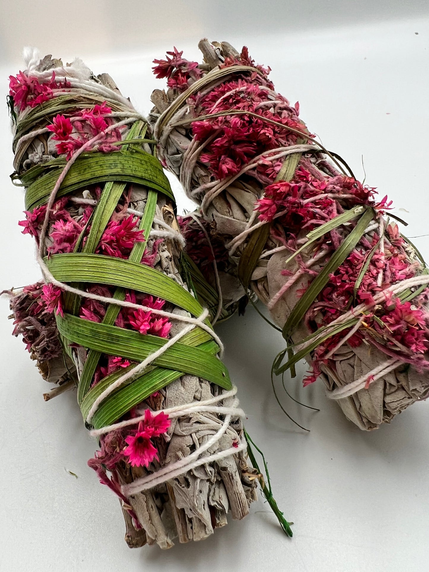 Pink Wild Flower Sage Stick
